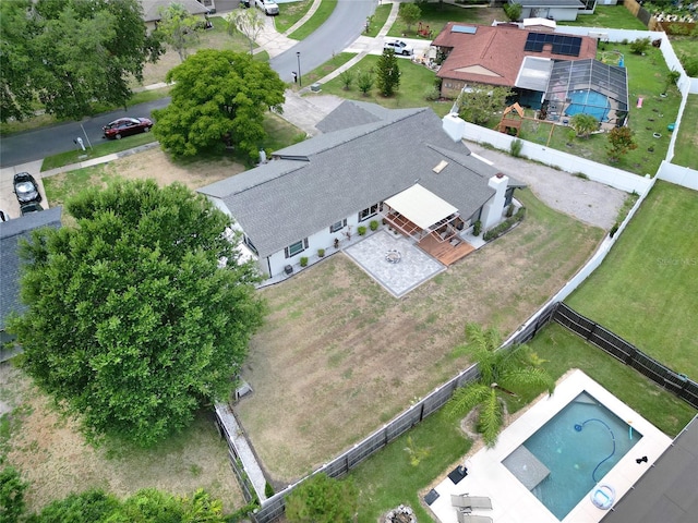 4102 Stonehenge Rd, Mulberry, FL 33860 - drone / aerial view of a pool