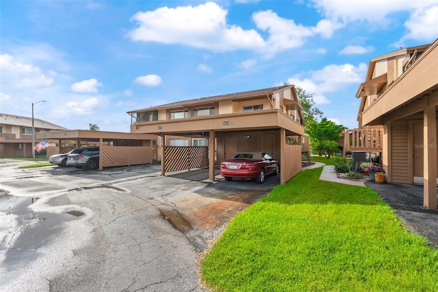 4036 Davit Dr, New Port Richey, FL 34652 - view of front of house with covered parking