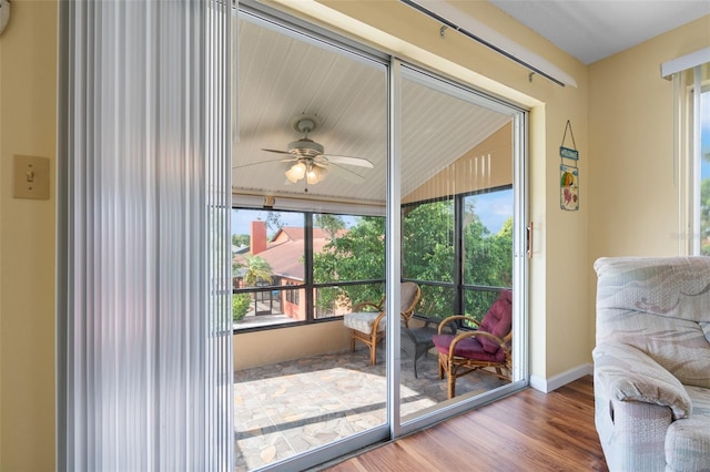 4036 Davit Dr, New Port Richey, FL 34652 - sunroom featuring plenty of natural light