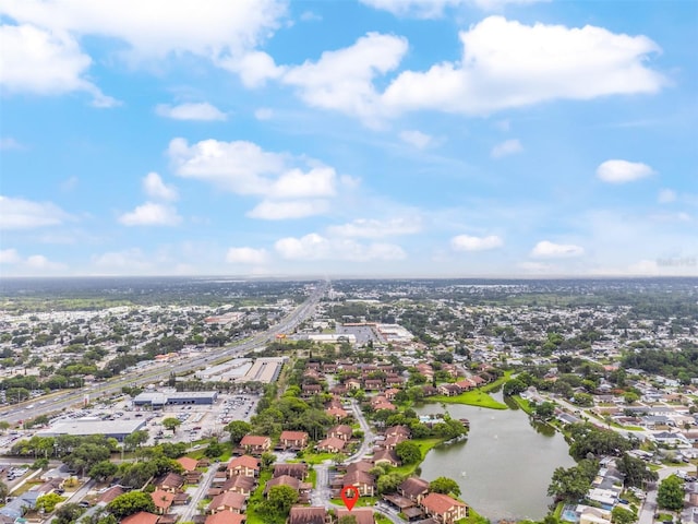 4036 Davit Dr, New Port Richey, FL 34652 - aerial perspective of suburban area featuring a nearby body of water
