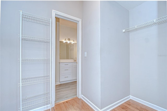 800 S Dakota Ave Unit 429, Tampa, FL 33606 - spacious closet with light wood-type flooring