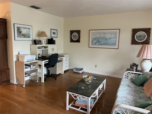 405 Bryn Mawr Is, Bradenton, FL 34207 - office space with dark wood finished floors and baseboards