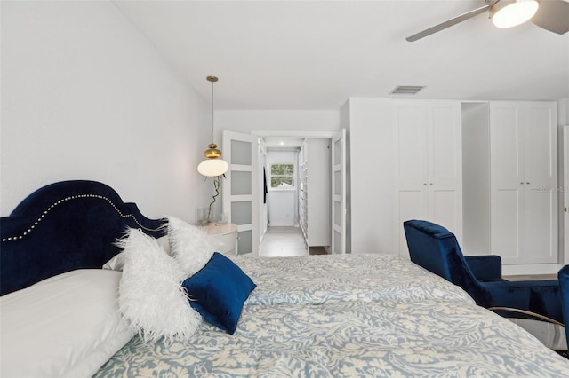 1709 Main St, Safety Harbor, FL 34695 - bedroom with a closet and ceiling fan