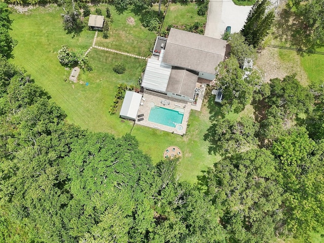 1709 Main St, Safety Harbor, FL 34695 - aerial overview of property's location with a pool area