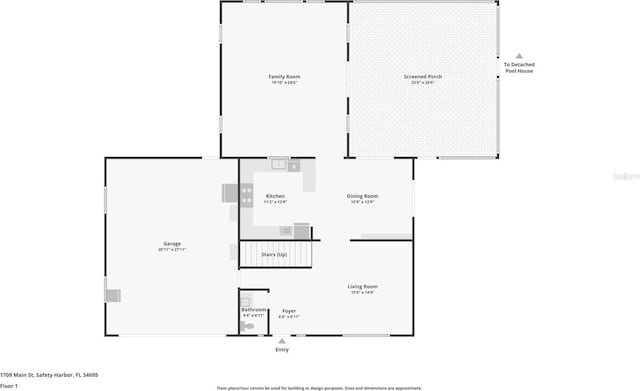 1709 Main St, Safety Harbor, FL 34695 - home floor plan
