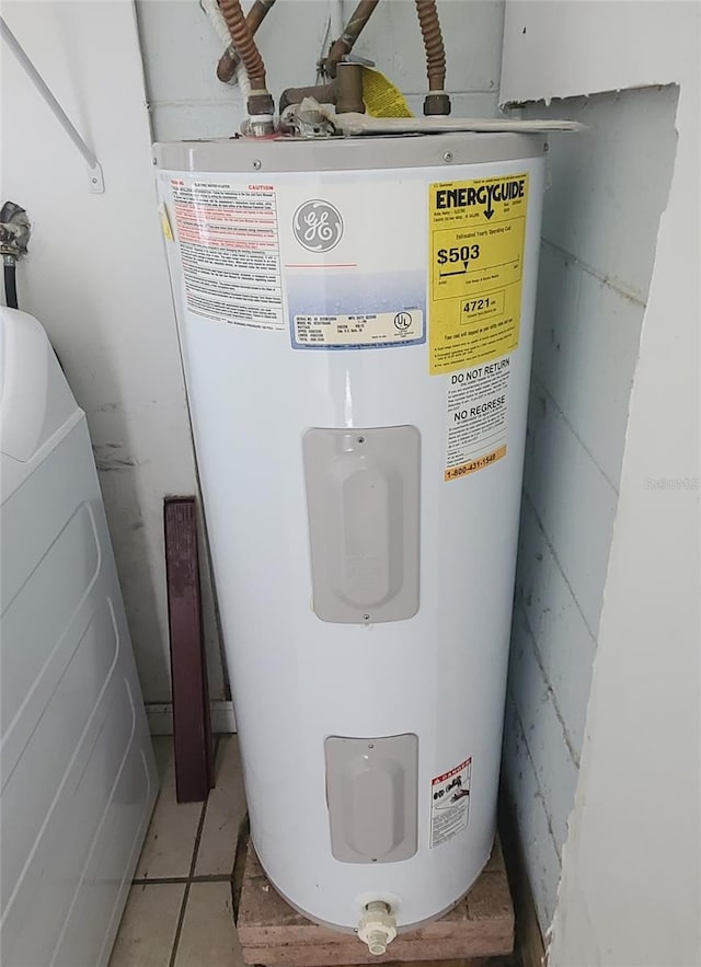 2603 Mary Sue St SW, Largo, FL 33774 - utilities with electric water heater and washer / dryer