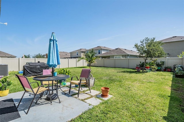 30989 Summer Sun Loop, Wesley Chapel, FL 33545 - view of yard with a patio and cooling unit