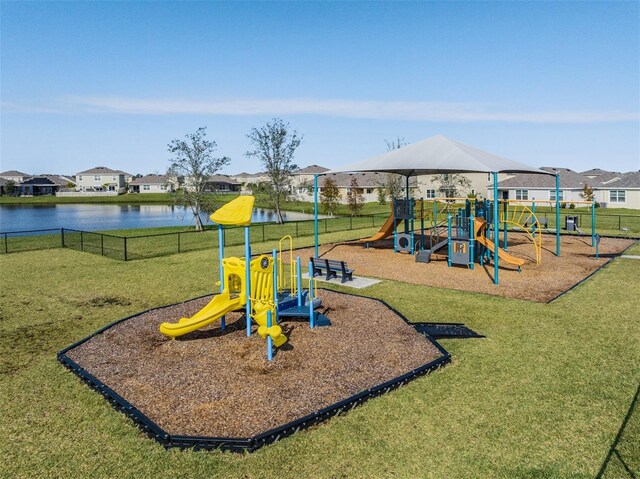 30989 Summer Sun Loop, Wesley Chapel, FL 33545 - community jungle gym with a residential view and a water view