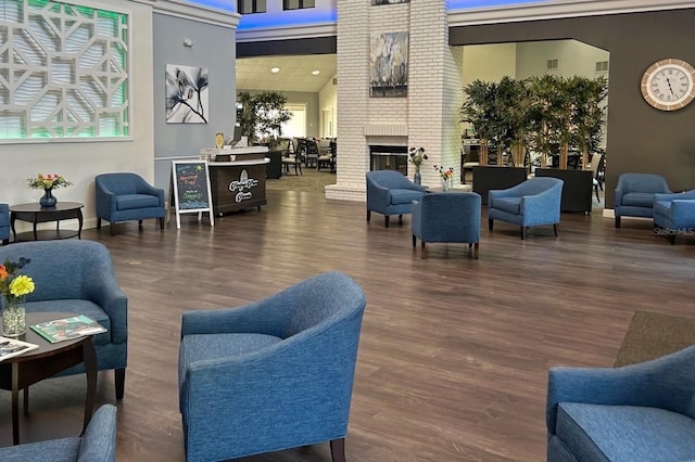 18531 Bent Pine Dr, Hudson, FL 34667 - community lobby featuring a towering ceiling