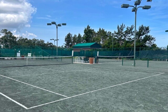 18531 Bent Pine Dr, Hudson, FL 34667 - view of tennis court