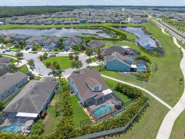 11904 Greenchop Pl, Riverview, FL 33579 - aerial perspective of suburban area featuring a large body of water