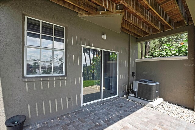 1402 Harbour Walk Rd, Tampa, FL 33602 - view of patio / terrace featuring central air condition unit