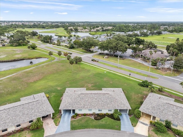 2214 Highclere Cir Unit 6, Sun City Center, FL 33573 - aerial perspective of suburban area with a large body of water and a golf club