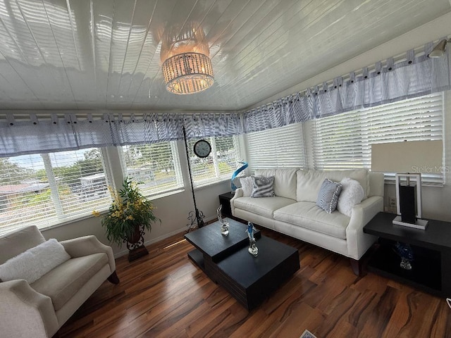 12021 Club House Rd, Brooksville, FL 34613 - sunroom / solarium with a chandelier