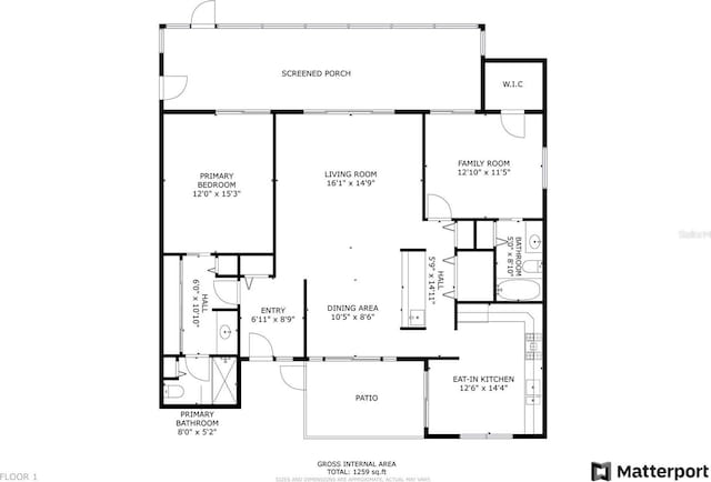 190 Dale Pl, Oldsmar, FL 34677 - view of floor plan / room layout