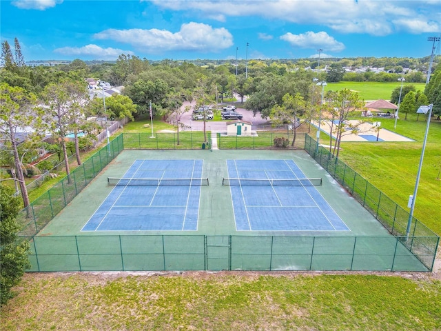 1807 Split Fork Dr, Oldsmar, FL 34677 - view of tennis court