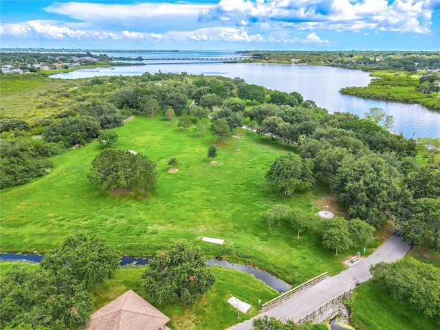 1807 Split Fork Dr, Oldsmar, FL 34677 - aerial overview of property's location featuring a large body of water and a notable bridge