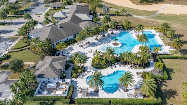 1890 Flora Pass Pl, Kissimmee, FL 34747 - drone / aerial view of a pool