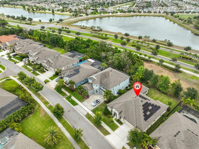 6016 Shadowlake Dr, Apollo Beach, FL 33572 - aerial view of residential area featuring a nearby body of water