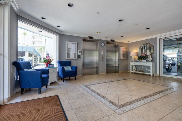 7932 Sailboat Key Blvd S Unit 506, South Pasadena, FL 33707 - common area featuring ornamental molding and recessed lighting