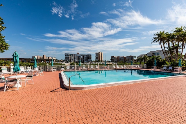 7932 Sailboat Key Blvd S Unit 506, South Pasadena, FL 33707 - community pool featuring a patio