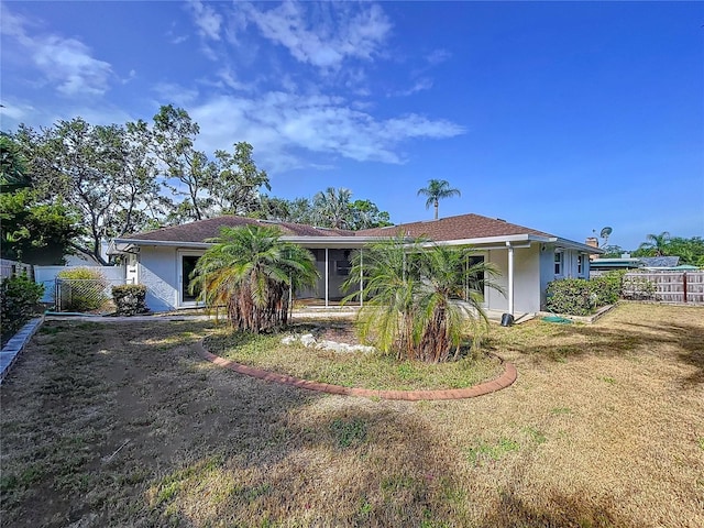 13725 Oak Forest Blvd N, Seminole, FL 33776 - back of house featuring stucco siding
