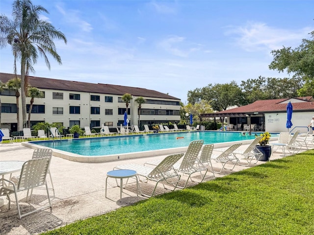 2581 Countryside Blvd Unit 2309, Clearwater, FL 33761 - community pool with a patio area