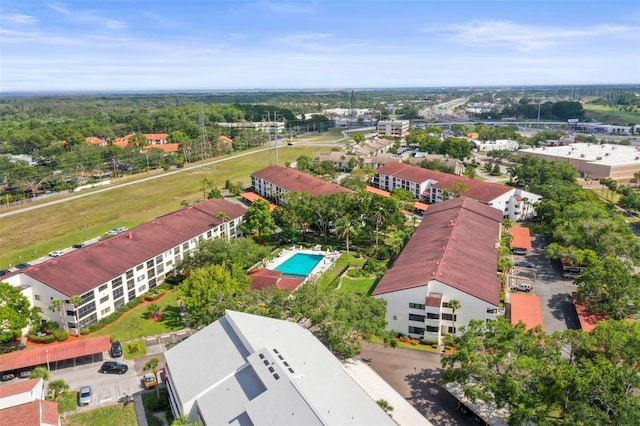 2581 Countryside Blvd Unit 2309, Clearwater, FL 33761 - bird's eye view of a pool area