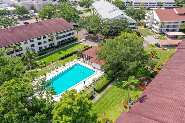 2581 Countryside Blvd Unit 2309, Clearwater, FL 33761 - aerial view of a pool