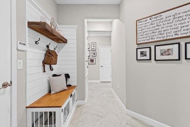 32193 Watoga Loop, Wesley Chapel, FL 33543 - mudroom with light tile patterned floors and baseboards
