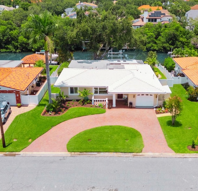 715 45th Ave NE, Saint Petersburg, FL 33703 - view from above of property featuring a nearby body of water