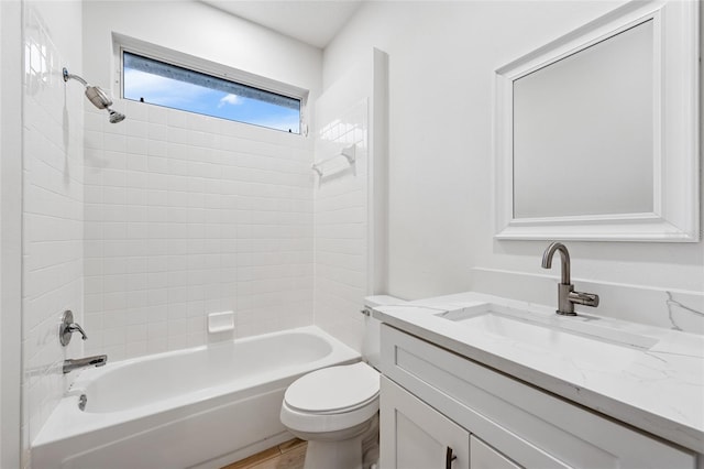 9402 Woodbay Dr, Tampa, FL 33626 - full bath with vanity, toilet, and shower / bath combination