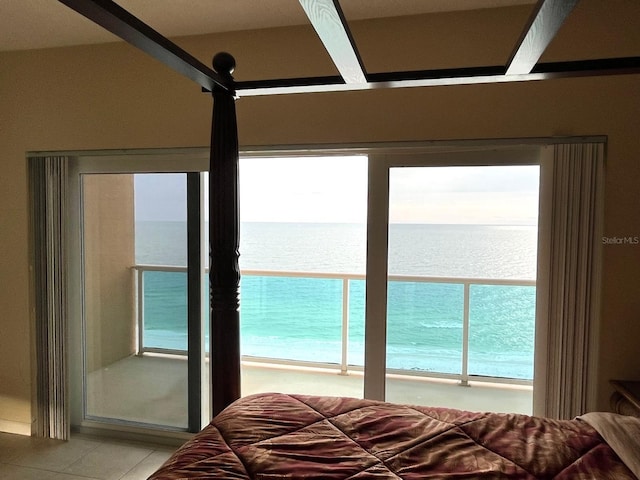 880 Mandalay Ave Unit C1103, Clearwater Beach, FL 33767 - tiled bedroom with a water view