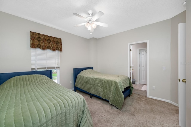 3000 Naughton Way, Tarpon Springs, FL 34688 - carpeted bedroom featuring a ceiling fan and baseboards