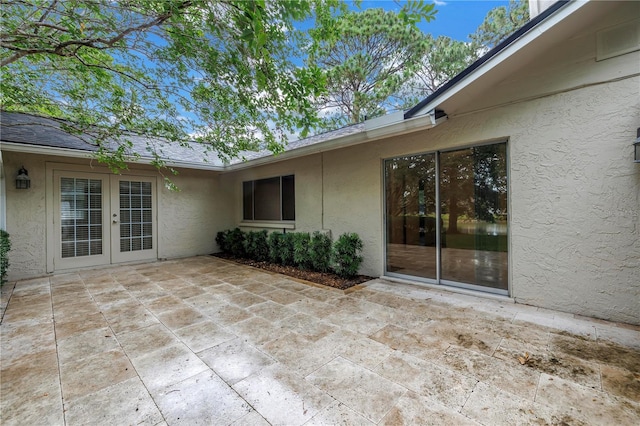 13898 Egret Ln, Clearwater, FL 33762 - view of patio / terrace with french doors