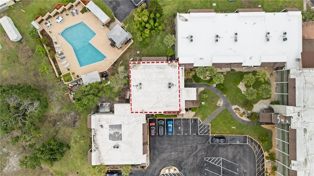 1028 Apollo Beach Blvd Unit 203, Apollo Beach, FL 33572 - view of property location with a pool area and property parcel outlined