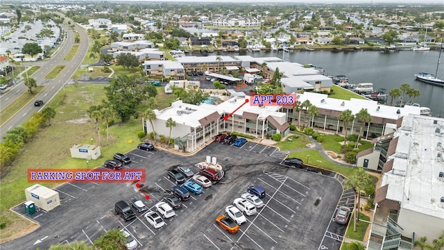 1028 Apollo Beach Blvd Unit 203, Apollo Beach, FL 33572 - drone / aerial view of a nearby body of water