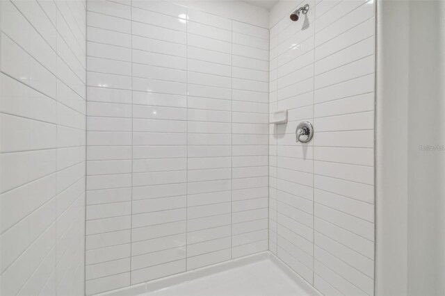 9828 Branching Ship Trce, Wesley Chapel, FL 33545 - bathroom featuring a tile shower