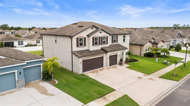 11719 Tetrafin Dr, Riverview, FL 33579 - traditional-style house featuring a residential view, stucco siding, and driveway