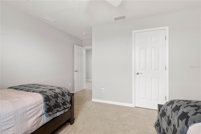 11719 Tetrafin Dr, Riverview, FL 33579 - bedroom with light colored carpet, baseboards, and ceiling fan
