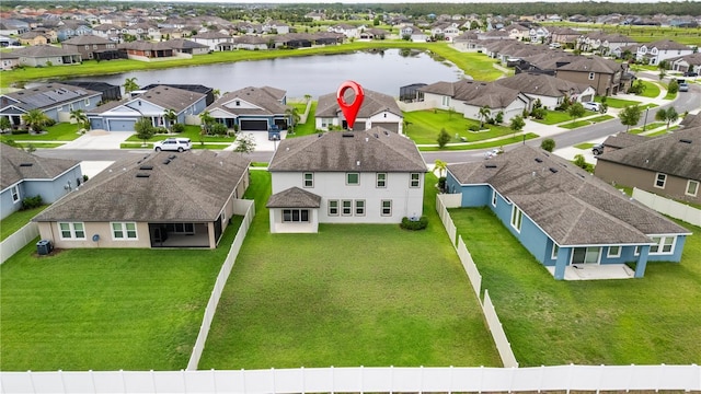 11719 Tetrafin Dr, Riverview, FL 33579 - aerial view of residential area featuring a large body of water