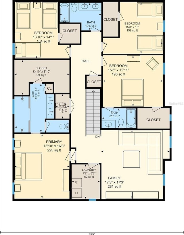 11719 Tetrafin Dr, Riverview, FL 33579 - home floor plan