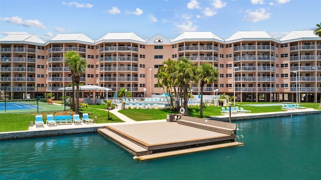 5445 Gulf Blvd Unit 210, St Pete Beach, FL 33706 - view of pool featuring a water view