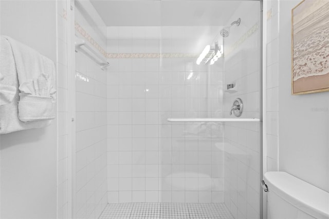 5445 Gulf Blvd Unit 210, St Pete Beach, FL 33706 - full bathroom featuring a shower stall and toilet
