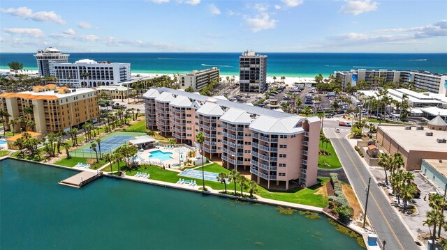 5445 Gulf Blvd Unit 210, St Pete Beach, FL 33706 - bird's eye view of a large body of water and apartment complex