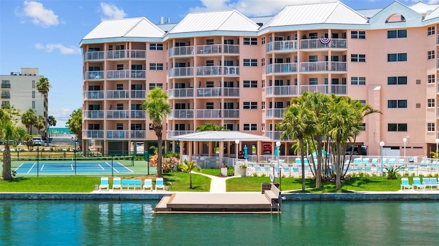 5445 Gulf Blvd Unit 210, St Pete Beach, FL 33706 - view of swimming pool featuring a water view