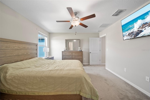4403 Eternal Prince, Sun City Center, FL 33573 - bedroom featuring light colored carpet, baseboards, and ceiling fan