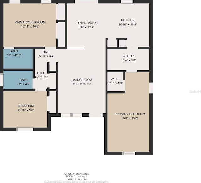 12529 Mondragon Dr, Tampa, FL 33625 - room layout