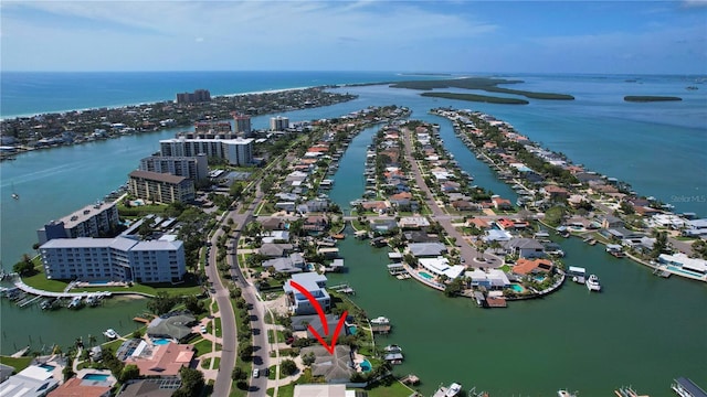 511 Island Way, Clearwater Beach, FL 33767 - bird's eye view of a large body of water