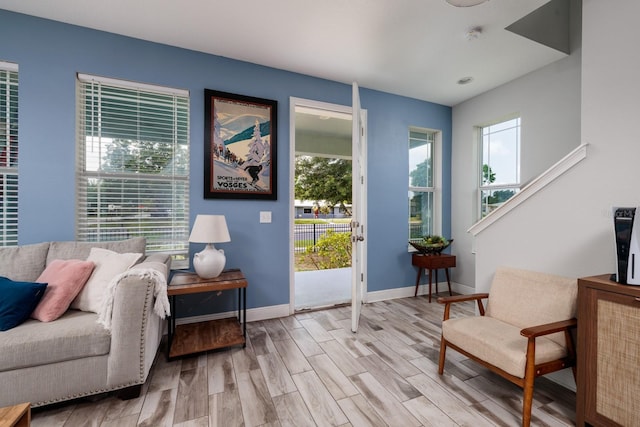 4301 5th Ave N, Saint Petersburg, FL 33713 - sitting room with wood finished floors and baseboards